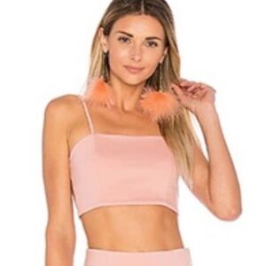 Pink by the way crop top